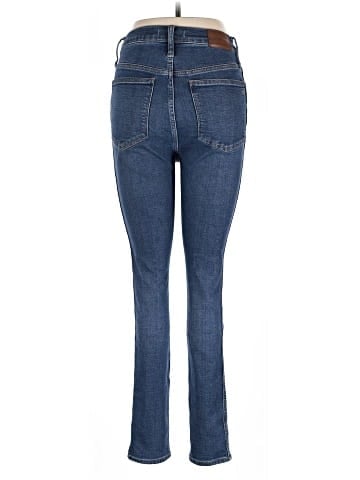 Madewell 10" High-Rise Skinny Jeans in Wendover Wash: TENCEL&trade; Denim Edition (view 2)