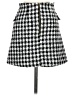 Alya 100% Polyester Houndstooth Gray Casual Skirt Size XS - photo 2