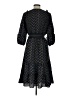 Max Studio Polka Dots Black Casual Dress Size L - photo 2