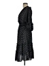 Max Studio Polka Dots Black Casual Dress Size L - photo 5
