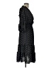 Max Studio Polka Dots Black Casual Dress Size L - photo 4