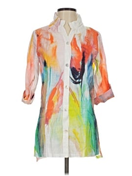 Soft Surroundings 3/4 Sleeve Button-Down Shirt (view 1)