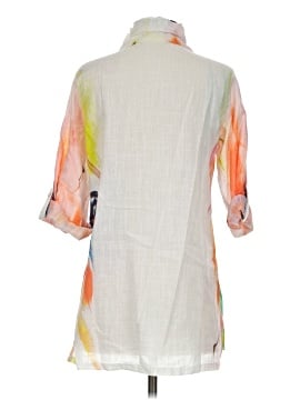 Soft Surroundings 3/4 Sleeve Button-Down Shirt (view 2)