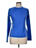 Reebok 100% Polyester Blue Long Sleeve T-Shirt Size M - photo 1