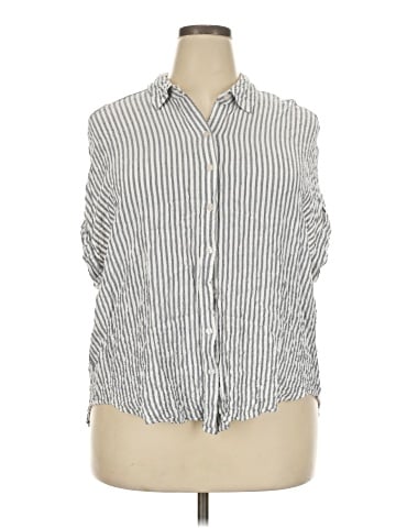 Jane and Delancey Sleeveless Button-Down Shirt (view 1)