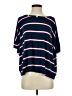 Glam Stripes Blue 3/4 Sleeve T-Shirt Size S - photo 1