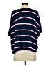 Glam Stripes Blue 3/4 Sleeve T-Shirt Size S - photo 2