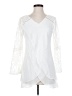 Hot In Hollywood 100% Polyester White Long Sleeve Blouse Size XXS - photo 1