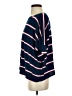 Glam Stripes Blue 3/4 Sleeve T-Shirt Size S - photo 5