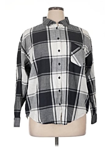 Garnet Hill Long Sleeve Button-Down Shirt (view 1)