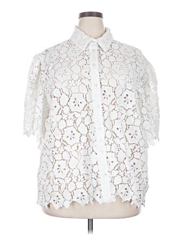 Maeve by Anthropologie Short Sleeve Blouse (view 1)