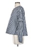 Splendid 100% Cotton Checkered-gingham Blue Long Sleeve Blouse Size S - photo 5