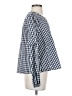 Splendid 100% Cotton Checkered-gingham Blue Long Sleeve Blouse Size S - photo 4