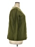 Karen Scott 100% Cotton Green Pullover Sweater Size 3X - photo 4