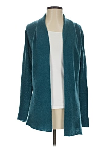 White + Warren Cashmere Cardigan (view 1)