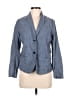 Gap 100% Cotton Stripes Blue Blazer Size 6 - photo 1