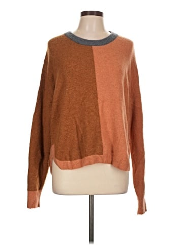 Madewell Westlake Colorblock Pullover Sweater in Coziest Yarn (view 1)