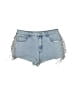 Forever 21 Blue Denim Shorts Size 31 waist - photo 1
