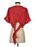 E&M Collection Red Short Sleeve Blouse Size S - photo 2