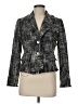 Newport News 100% Polyester Tweed Gray Blazer Size 8 - photo 1