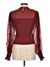 Sam Edelman 100% Polyester Burgundy Long Sleeve Blouse Size M - photo 2