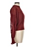 Sam Edelman 100% Polyester Burgundy Long Sleeve Blouse Size M - photo 4