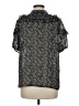 Hayden 100% Polyester Black Short Sleeve Blouse Size M - photo 2