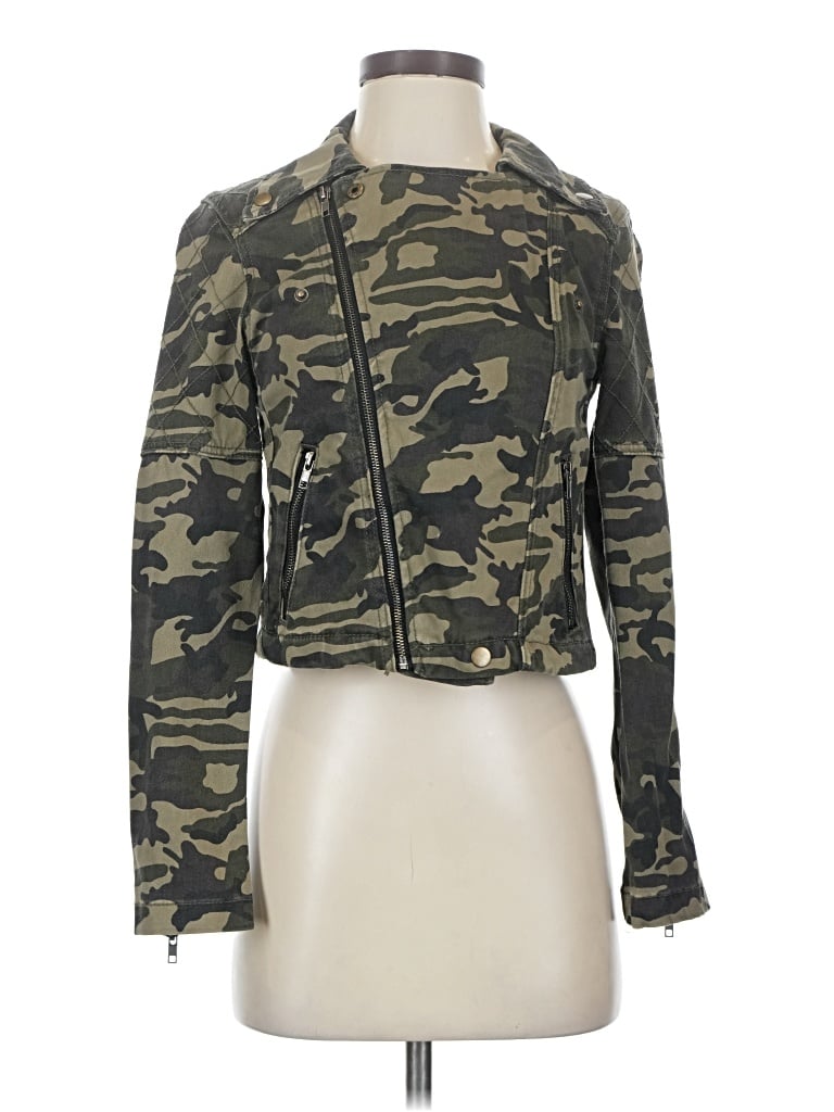 Pre-owned Forever 21 Jacket In Green