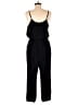 Fashion 100% Polyester Solid Black Jumpsuit Size M - photo 2