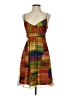 Zara Basic 100% Polyester Color Block Orange Cocktail Dress Size S - photo 1
