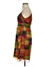 Zara Basic 100% Polyester Color Block Orange Cocktail Dress Size S - photo 5