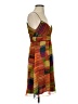 Zara Basic 100% Polyester Color Block Orange Cocktail Dress Size S - photo 4