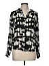 Bella Dahl 100% Rayon Animal Print Black Long Sleeve Blouse Size M - photo 1