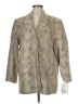 Terry Lewis 100% Leather Paisley Gold Blazer Size M - photo 1