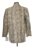 Terry Lewis 100% Leather Paisley Gold Blazer Size M - photo 2