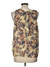 Lumiere 100% Polyester Yellow Sleeveless Blouse Size L - photo 2