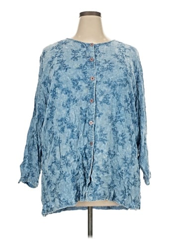 Newport News Long Sleeve Blouse (view 1)