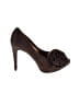 Pura Lopez Brown Heels Size EU 37 1/2 - photo 1