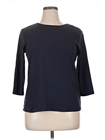 Christopher & Banks 3/4 Sleeve T-Shirt (view 1)