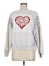 Maeve Hearts Silver Sweatshirt Size M - photo 1