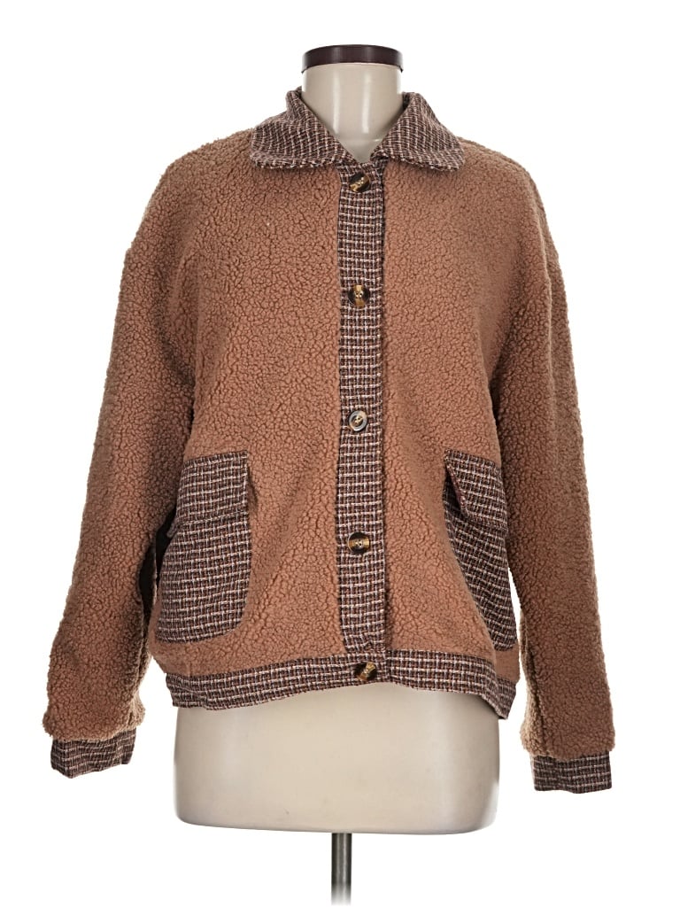 Pre-owned Shein Jacket In Brown