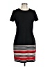 Calvin Klein Stripes Black Casual Dress Size 10 - photo 1