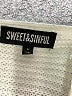 Sweet & Sinful 100% Acrylic Ivory Pullover Sweater Size M - photo 7