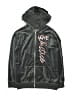 Justice Silver Zip Up Hoodie Size 12 - 14 - photo 1