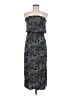 Unbranded 100% Rayon Paisley Blue Casual Dress Size M - photo 1