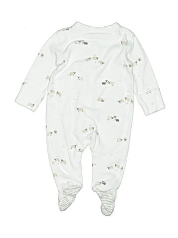 The Little White Company Long Sleeve Onesie (view 2)