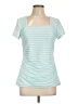 AGB Teal Short Sleeve Top Size L - photo 1