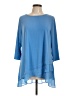Alfani Blue 3/4 Sleeve Top Size L - photo 1