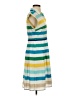 Calvin Klein Stripes Blue Yellow Casual Dress Size 4 - photo 4