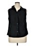 Chico's 100% Cotton Black Sleeveless Button-Down Shirt Size XL (3) - photo 1